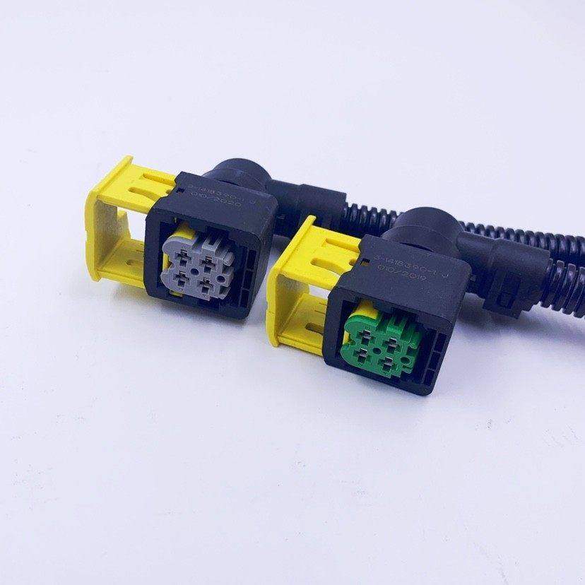 汽车连接器国六康明斯后氮氧国六PM颗粒传感器插头