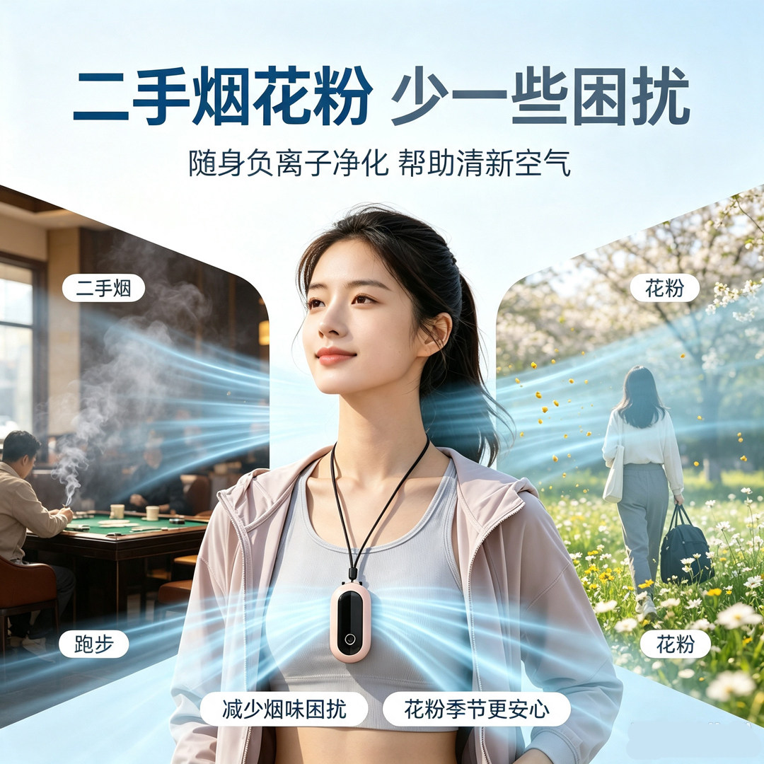 除甲醛过滤灰尘室内吸烟味净化器