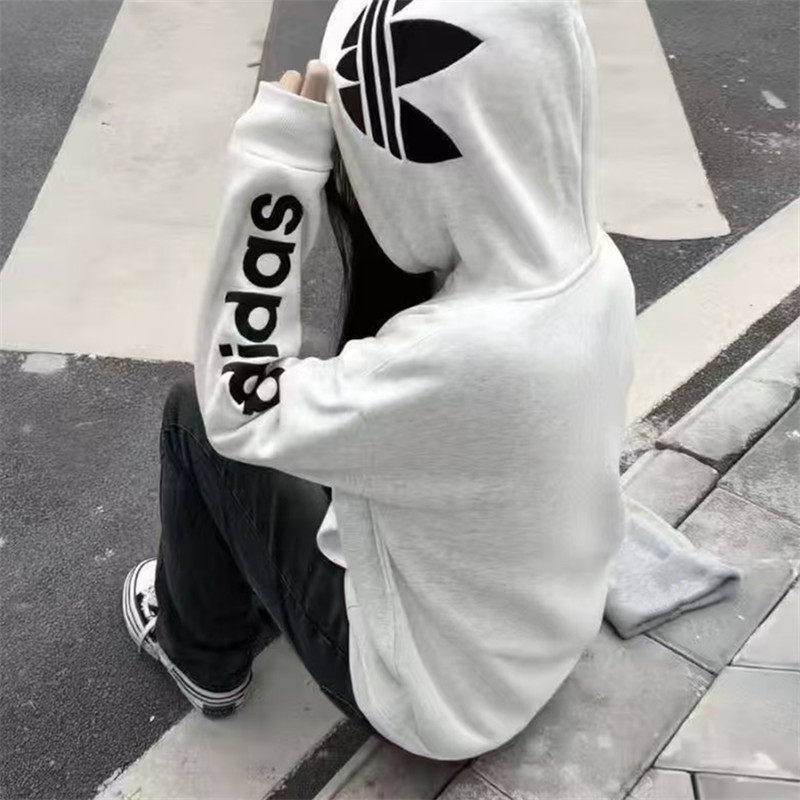 品牌折扣丨小红书推荐春秋季连帽男女卫衣休闲宽松套头衫情侣上衣