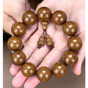 六道木手串男2.0老料九道满纹天然降龙木佛珠念珠108颗项链手链