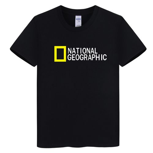 国家地理探索NATIONAL GEOGRAPHIC摄像协会户外圆领纯棉短袖T恤衫