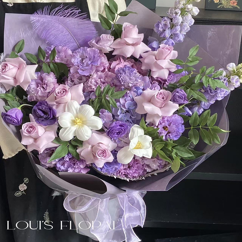 繁花阁鲜花速递同城北京天津花店生日花束礼物送老婆闺蜜女友