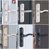 老式 锁具家用卧室锁室内门锁木门锁房门把手锁通用型卫生间锁静音