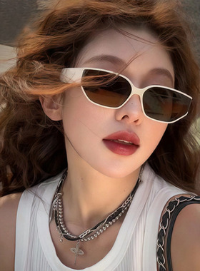 JAFOM2026新款猫眼墨镜女款高级感小框男款开车防紫外线太阳眼镜