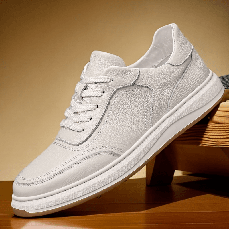 头层牛皮2025新款男士休闲鞋真皮