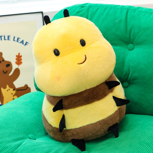原创幼崽小蜜蜂玩偶小熊蜂毛绒玩具虫虫系列儿童陪睡玩偶女孩抱枕