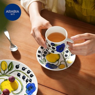 芬兰Arabia硕果餐具陶瓷碗盘马克杯咖啡杯家用欧式田园风结婚礼物