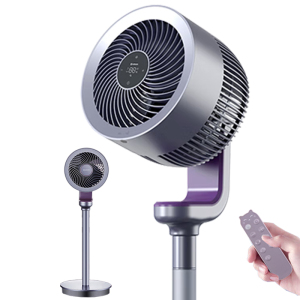 艾美特空气循环扇遥控负离子电风扇直流变频落地扇FA18-RD70 PRO