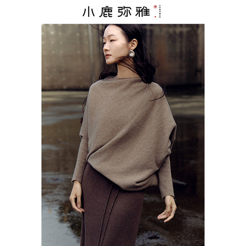 山羊绒毛衣小鹿弥雅套头