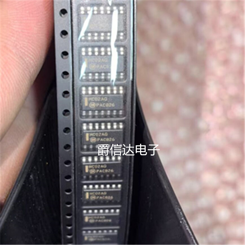 原装正品 MC74HC02ADR2G 丝印HC02AG SOP-14 四路 贴片逻辑芯片