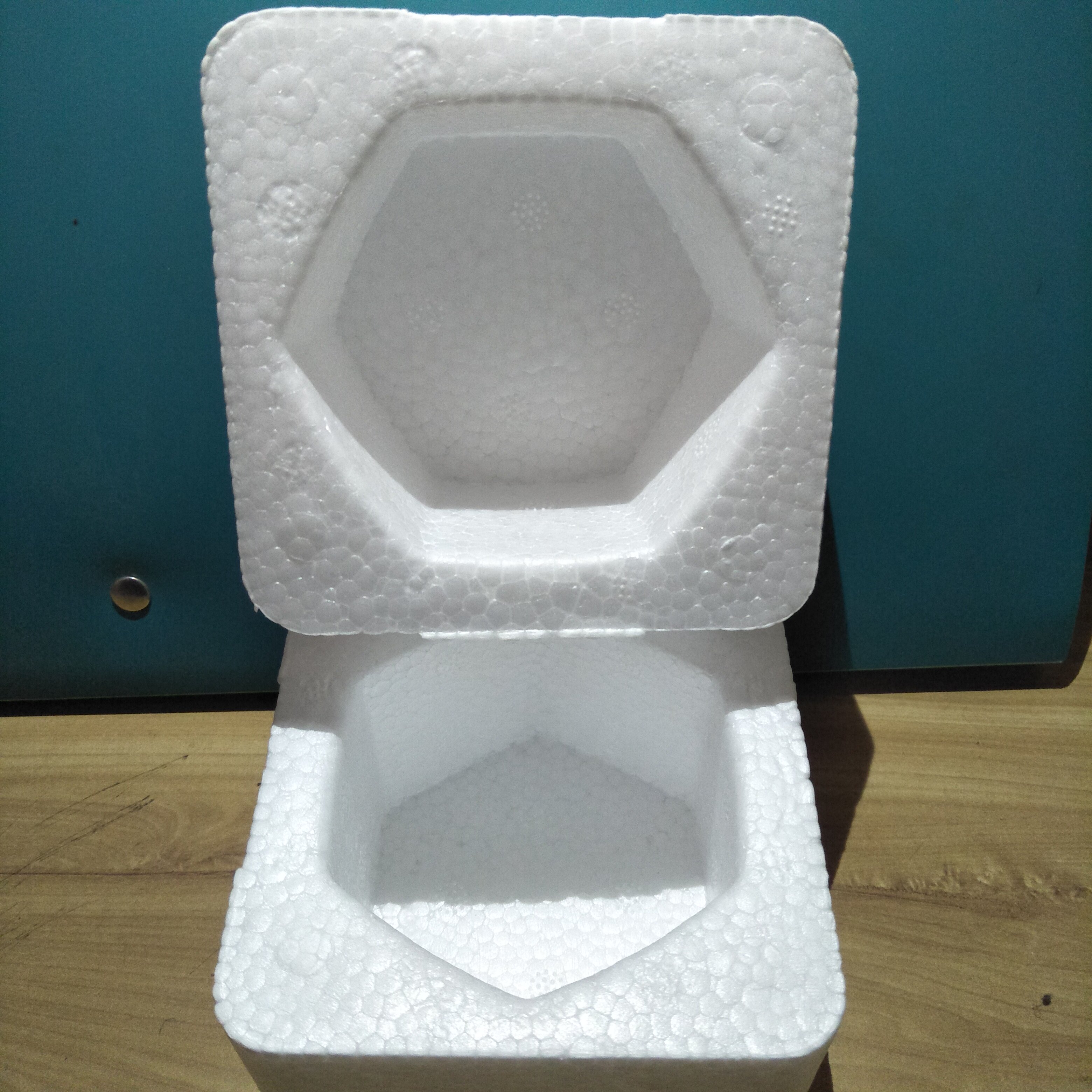 玻璃瓶外包装箱泡沫盒可定做防碎六棱罐蜂蜜玻璃瓶发快递专用包装