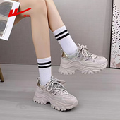 回力新款 女鞋 厚底增高轻便舒适透气运动老爹鞋 休闲百搭低帮潮单鞋