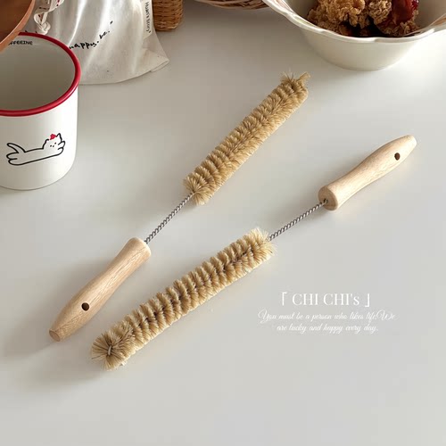 实木加长手柄杯刷清洁刷