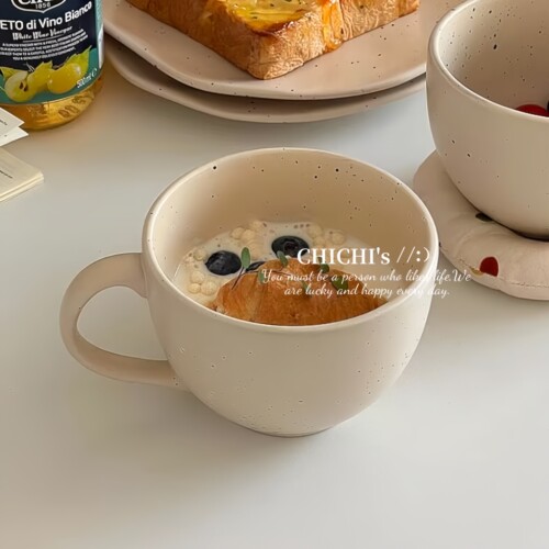 简约泼墨北欧陶瓷马克杯