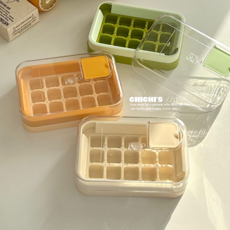 ins风按压式冰格注水家用