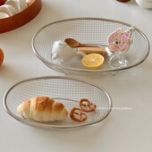 好用推荐 滤水滤油当果篮小吃篮收纳篮都可以不锈钢网椭圆篮子