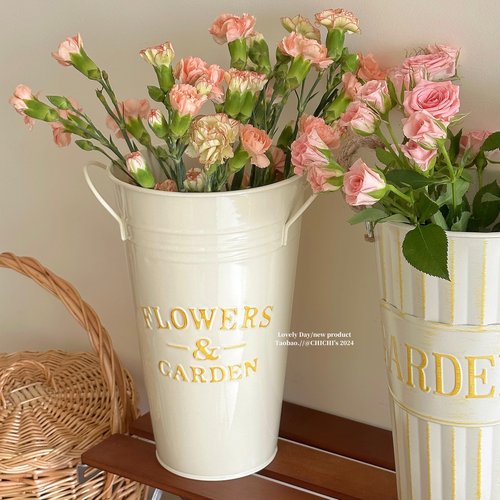 铁艺花桶花店民俗花艺水培花瓶