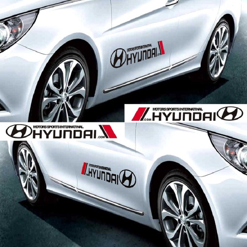 现代名图悦动朗动瑞纳车身贴汽车车门贴纸索纳塔伊兰特改装饰拉花