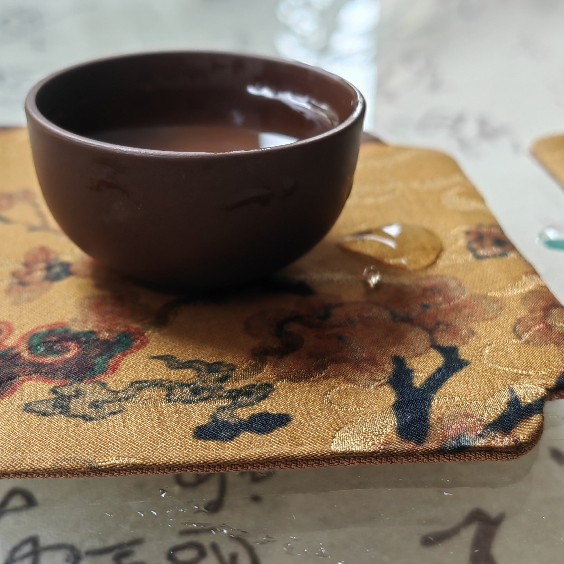 高端花罗真丝香云纱茶席茶杯垫套装桌垫茶具隔热防滑杯托功夫茶道,居家布艺,茶席,淘宝优惠券,粉丝福利购,淘宝优惠卷