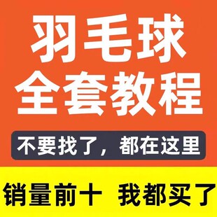 羽毛球视频教程战术训练教学基础自学培训儿童专业步法动作课程