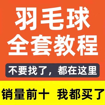 羽毛球视频教程战术训练教学基础自学培训儿童专业步法动作课程