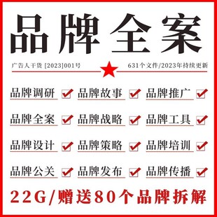 2025精选品牌战略策略公关传播提案运营定位文案PPT策划方案模板