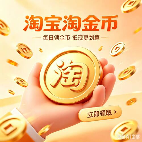 淘金币领取入口淘金币首页签到首页入口领金币频道自动发货004