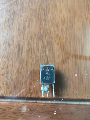 拆机日本富士通 F2452 TO-3P 场效应管 三极管 15A900V 代替11N90