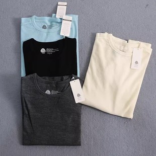 男女16.5微米100%美丽诺羊毛户外弹力吸汗保暖徒步登山打底T恤