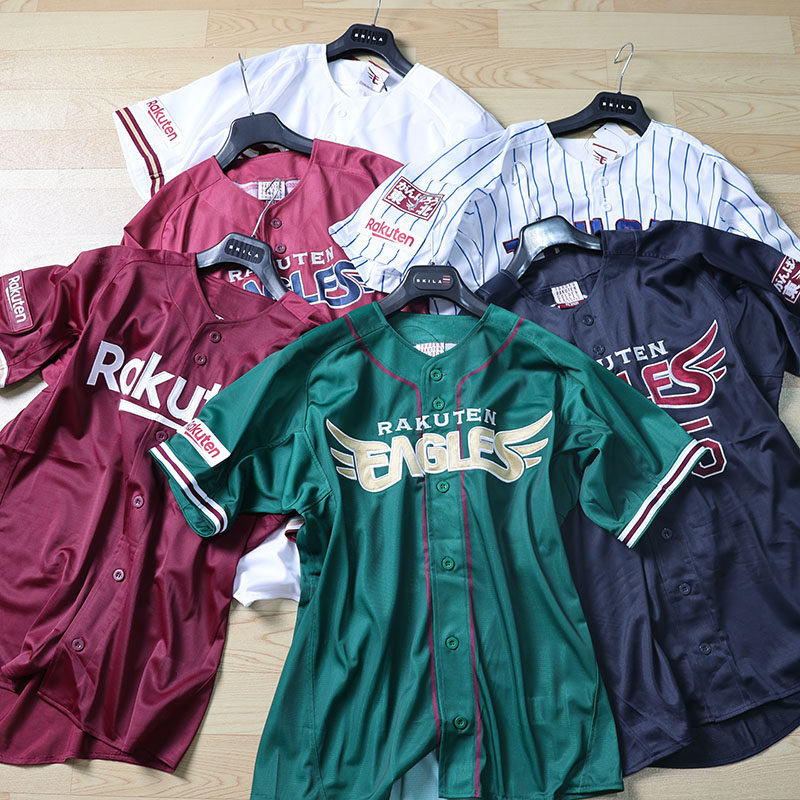 日职棒刺绣运动棒球服 圆领纽扣宽松短袖排汗透气舒适速干T恤I1,运动服/休闲服装,棒球服,淘宝优惠券,粉丝福利购,淘宝优惠卷