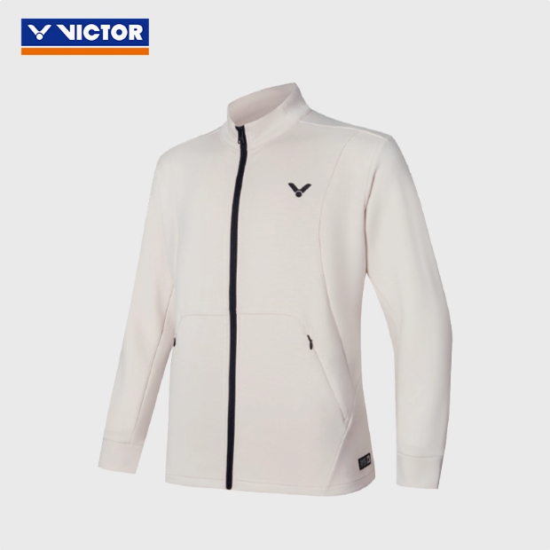 VICTOR/威克多胜利秋冬男女款针织羽毛球运动外套印花速干J-45605