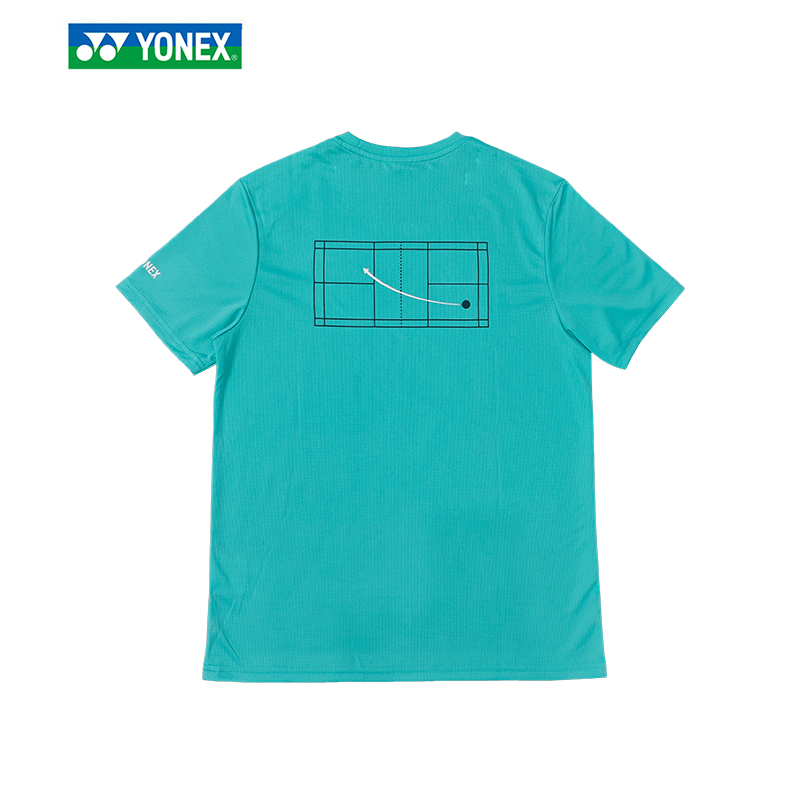 2025新款海外版尤尼克斯羽毛球服男女YY速干比赛训练短袖文化衫T