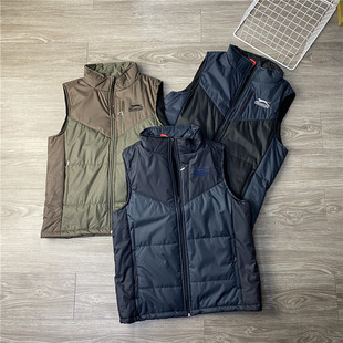 拼色运动马甲潮 加绒夹棉防风立领保暖背心男士 外贸订单 秋冬新款