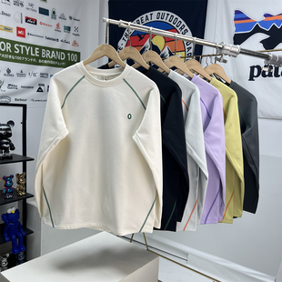 抗静电！男女通用户外山系宽松休闲卫衣玉米格肌理蓄热保暖抓绒衣