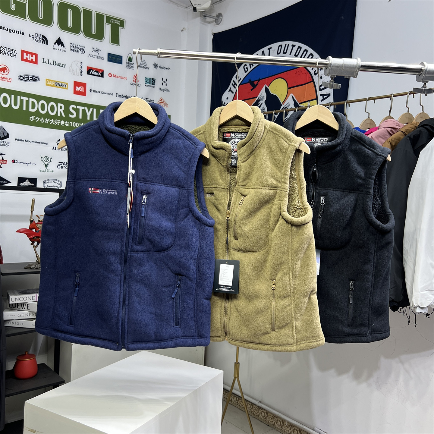 双层复合科技自发热暖绒男女同通户外山系加厚抓绒衣立领马甲背心,男装,常规马甲,淘宝优惠券,粉丝福利购,淘宝优惠卷