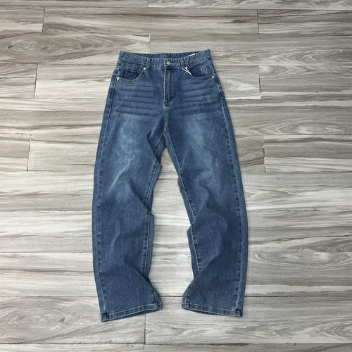 衣经典款！线下699 日系复古宽松直筒休闲裤四季款全棉牛仔裤长裤