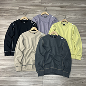 岛国单 双层复合防风保暖格纹暖绒内衬男女通用户外山系宽松卫衣