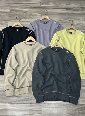 岛国单！双层复合防风保暖格纹暖绒内衬男女通用户外山系宽松卫衣