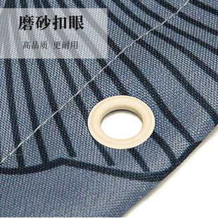 卫生间加厚防水不透浴帘布浴室免打孔遮挡帘子布洗澡门帘窗户拉帘