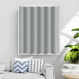 出租房屋床帘小窗户 走廊遮光2023新款 卧室飘窗窗帘免打孔套装 安装