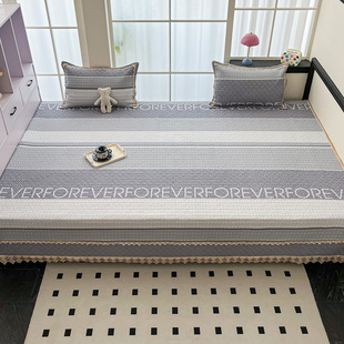 定做高端纯棉榻榻米床盖 全棉防滑A类夹棉四季通用 大炕专用床单