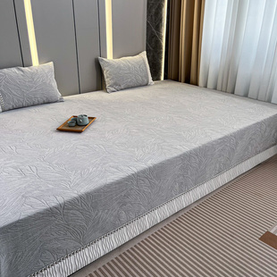 定做高端雪尼尔榻榻米床盖 防滑A类母婴级四季软垫大炕专用床单