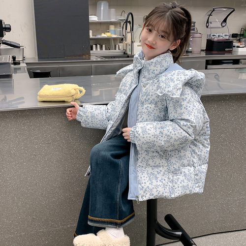 女童棉衣保暖加厚外套