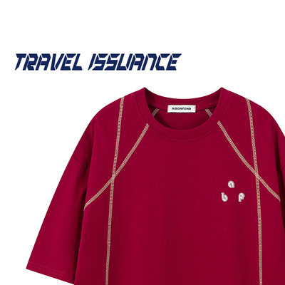 设计小众情侣宽松休闲短袖T恤