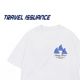 TRAVEL T恤 ins创意字母印花宽松男女圆领短袖 ISSUANCE 一帆风顺