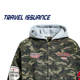 TRAVEL 宽松夹克BF 小众迷彩可拆卸连帽工装 ISSUANCE 周末特种兵