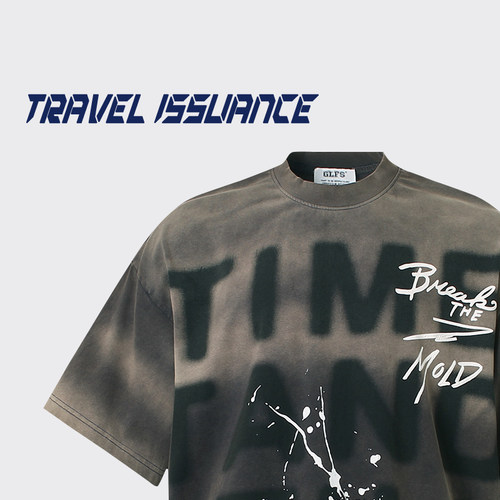 oversize宽松短袖T恤情侣