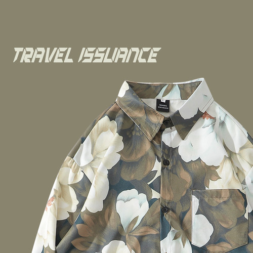 TRAVEL ISSUANCE 复古油画小众艺术感国潮牌休闲慵懒风男女同款