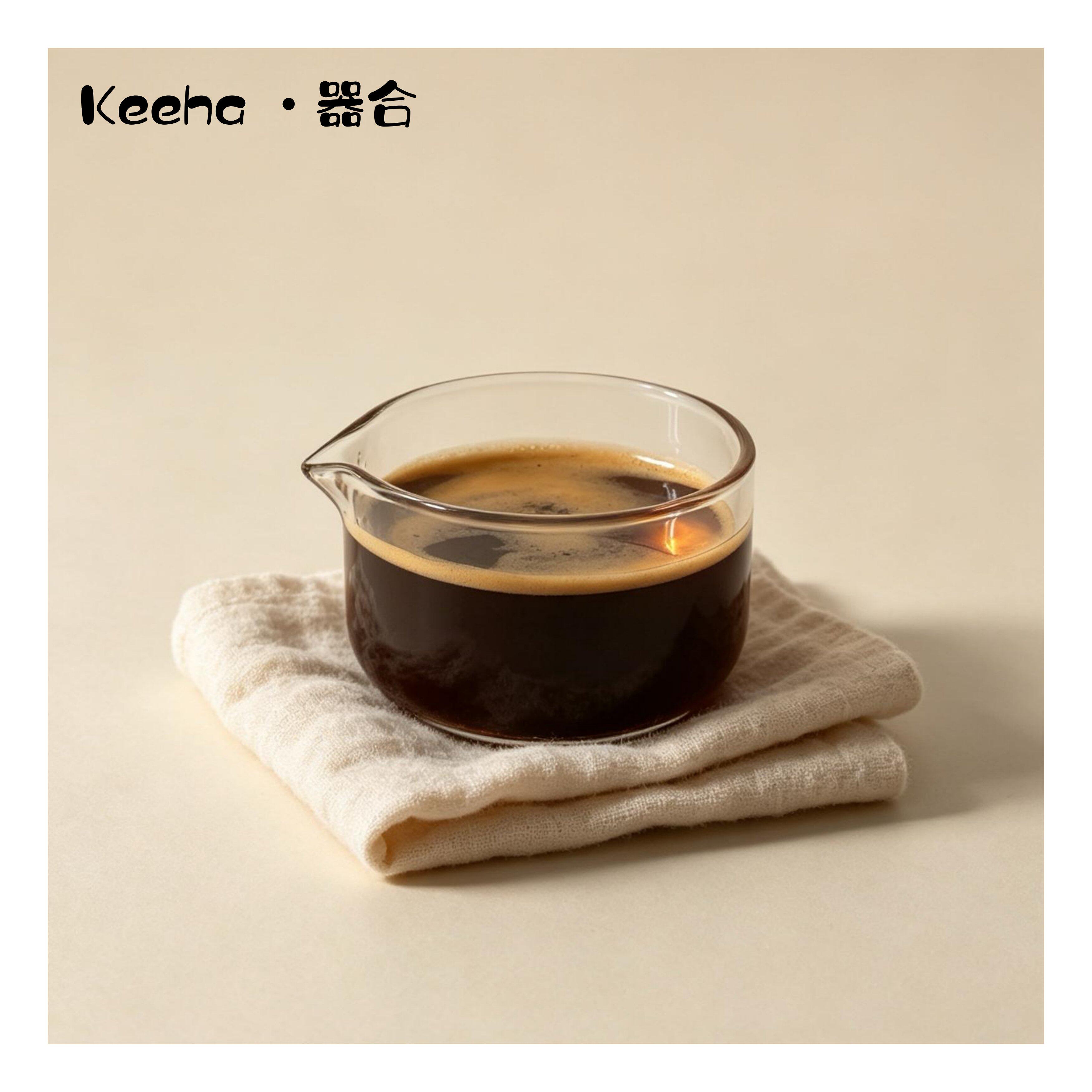 食品级高硼硅玻璃杯耐热量杯茶杯公道杯意式萃取浓缩咖啡鹰嘴奶盅