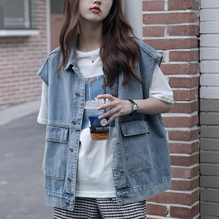 小个子马甲女新款上衣宽松凉款图片